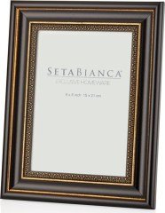Setabianca Seta Frame Black Gold Lace 15*20 cm