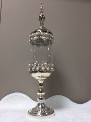 gümüş kapaklı şekerlik 60 cm