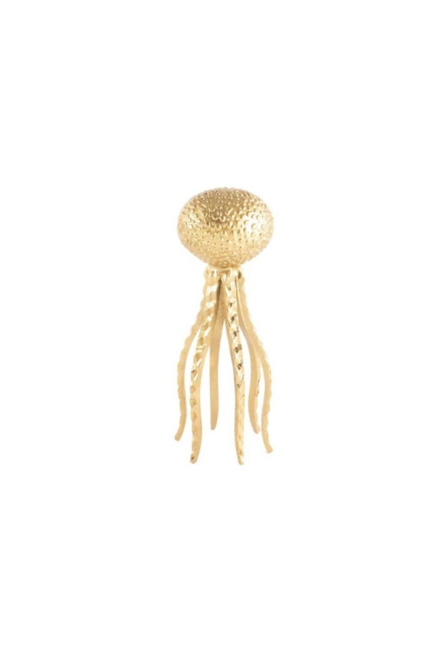 Gold Ahtapot Obje 33 cm