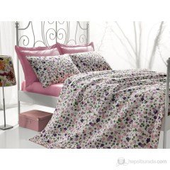 Cotton Box Tek Kişilik Nevresim Takımı Dört Mevsim Takım - Rain Pembe
