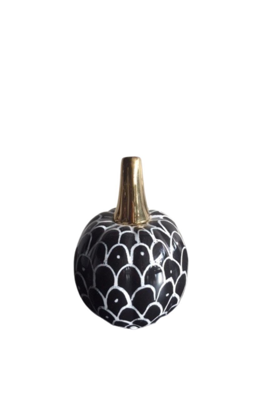 Pumpkin Gold Saplı 13,7 cm Siyah