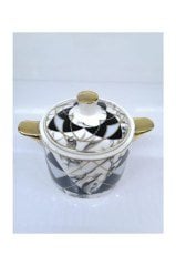 Tea Time Piramit Desen 9x7cm Porselen Şekerlik Teatıme-350
