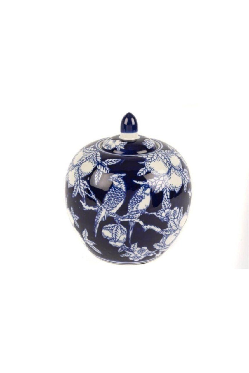 Blue Birds Seramik Küp 22 Cm