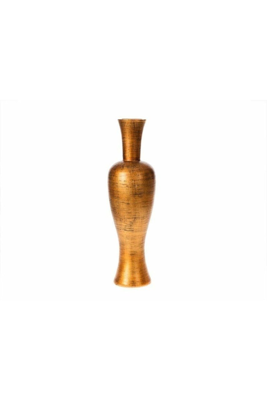 Antik Bakır Görünümlü Vazo 48x15cm