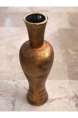 Antik Bakır Görünümlü Vazo 48x15cm