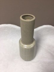 Zücev Earth Dar Ağızlı Büyük Krem Vazo 32 cm