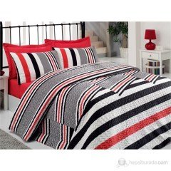Cotton Box Çift Kişilik Dört Mevsim Set - Virginia Kırmızı