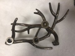 Antler Nikel Bronz 3'lü Tlight 35X27X17 Cm