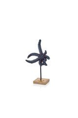 Lacivert Kaideli Deniz Yıldızı Biblo 21 Cm