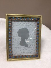 mavi kenarlı çerçeve 13x18 cm