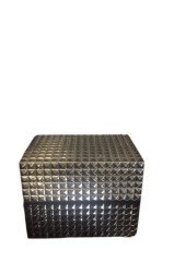 glam sılver dikdörtgen kutu 20 cm