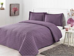 Özdilek Yatak Örtüsü Nakışlı Loseta Mürdüm 250X260
