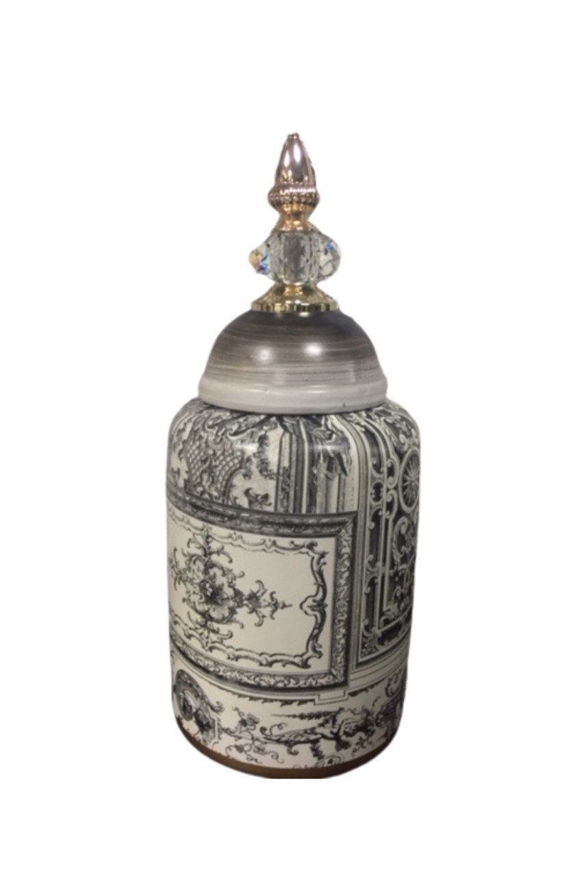 modern kc taşlı küp 28 cm
