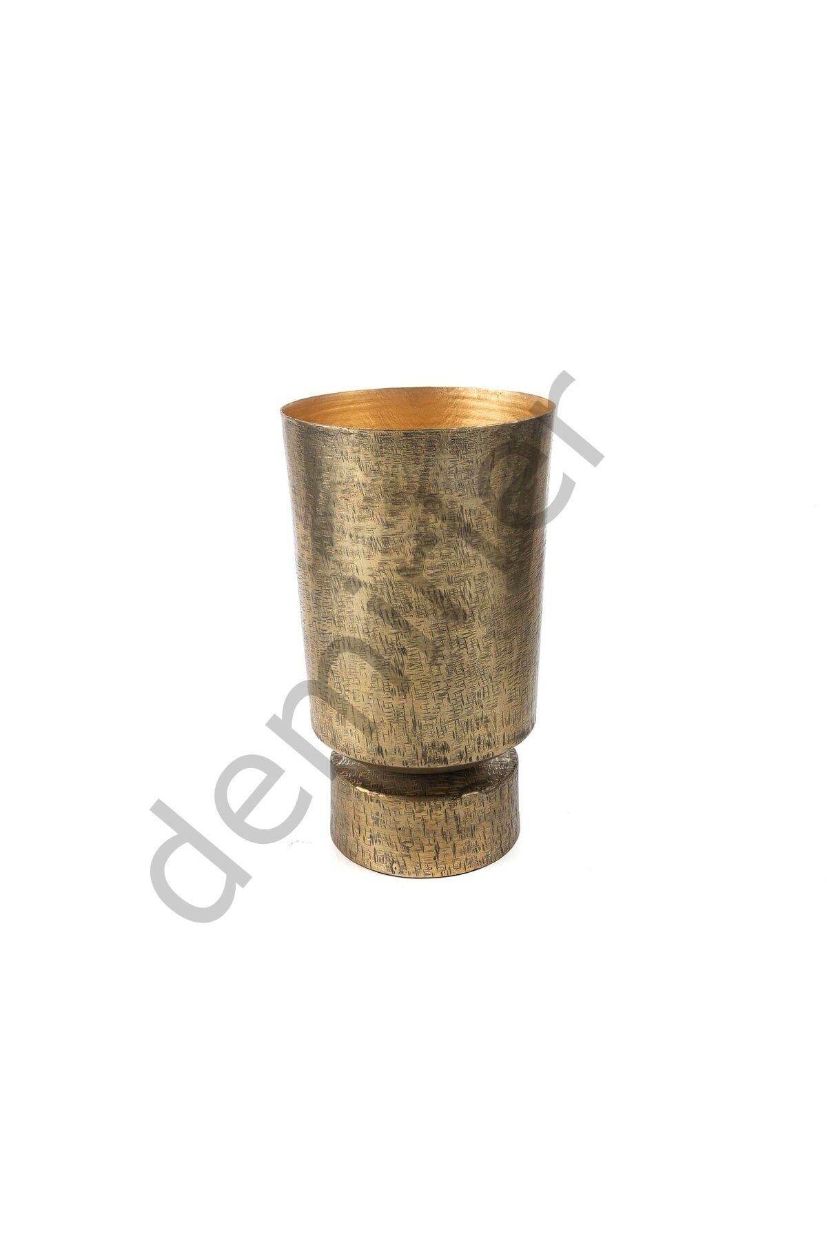 Antik Gold Yuvarlak Vazo 23x23x41cm