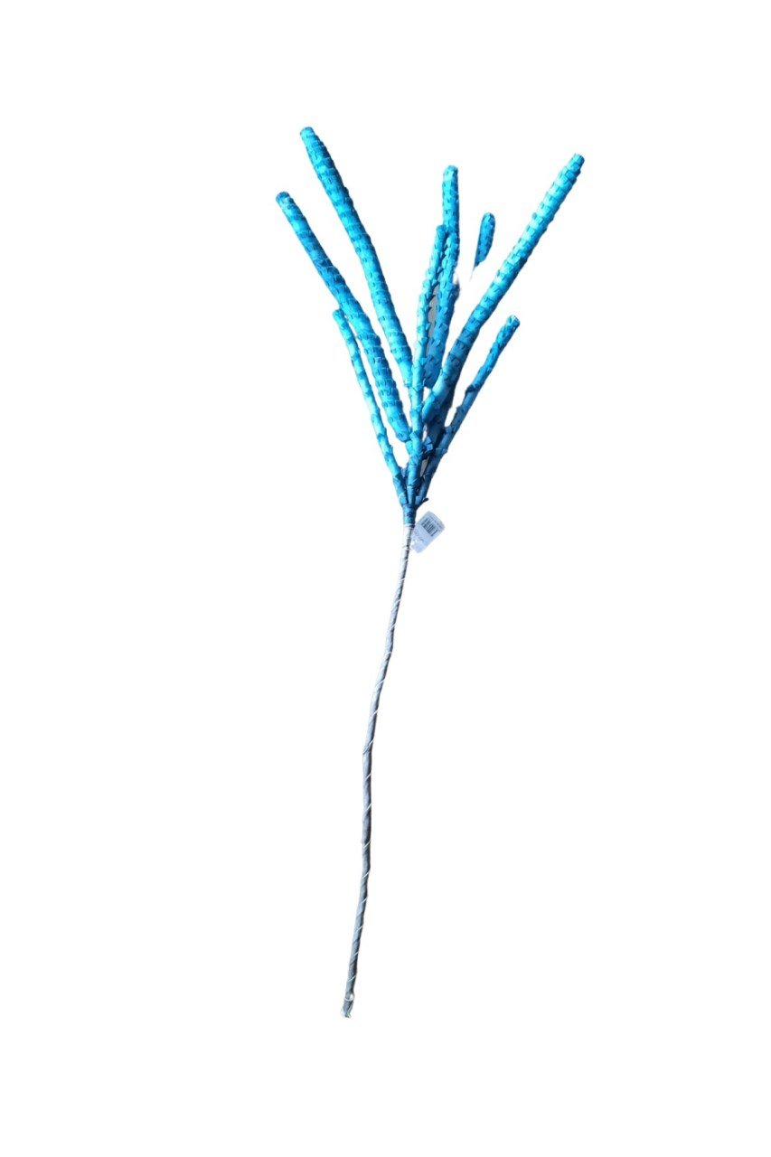 kuş konmaz turkuaz 110 cm yapay çiçek