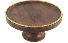Mikasa Moor Gold Ahşap Kek Standı 30 x 16 cm