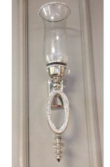 Silver halka duvar apliği 56 cm
