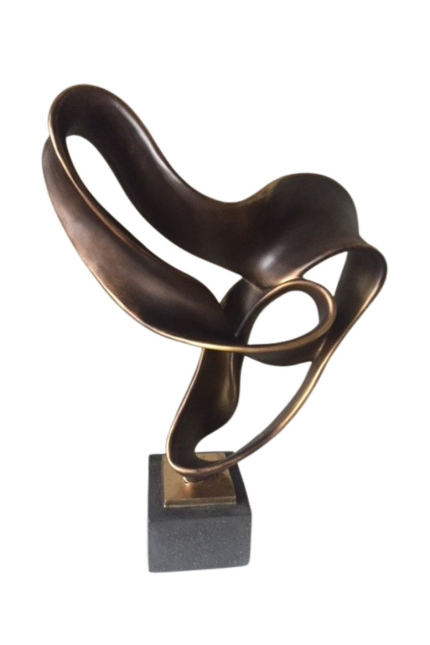 Shn bronz altın obje 35x15x46 cm