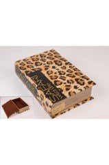 Leopar Des Kitap Şeklinde Kutu 18X27Cm