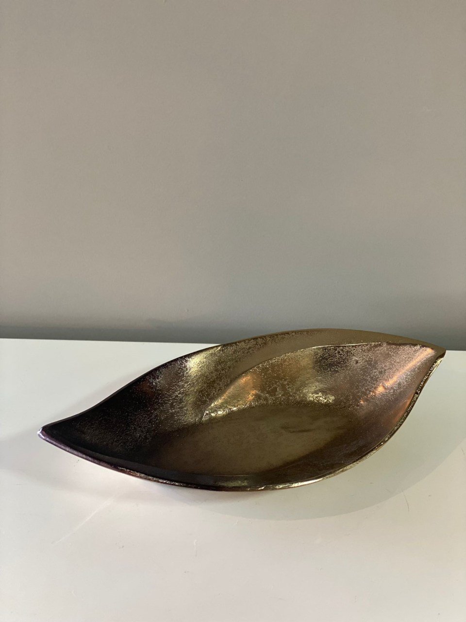 BRONZ ALTIN KAYIK TABAK KÜÇÜK
