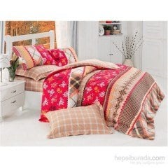 Cotton Box Ranforce Complete Set Serafıma Kırmızı Tek Kişilik