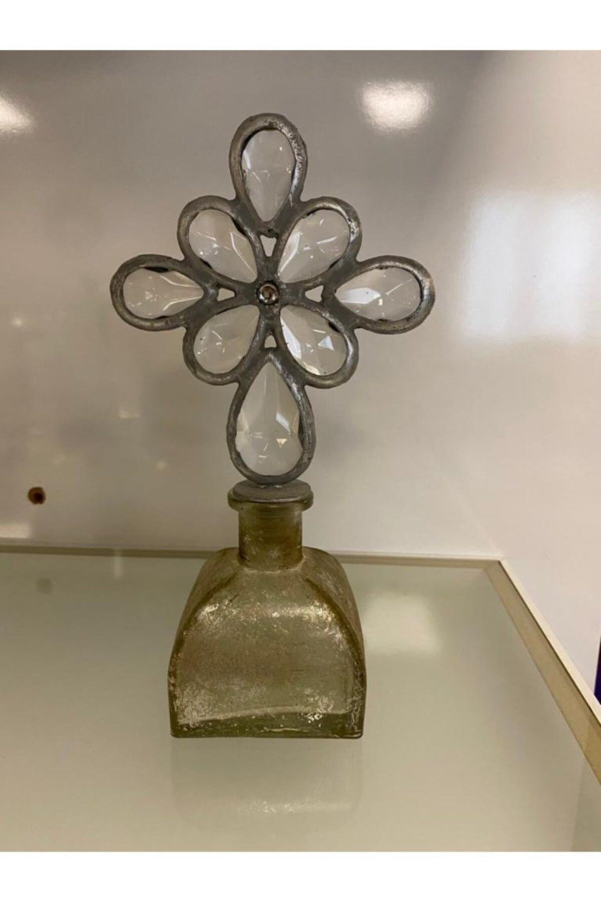 Silver Dekor Kapaklı Şişe