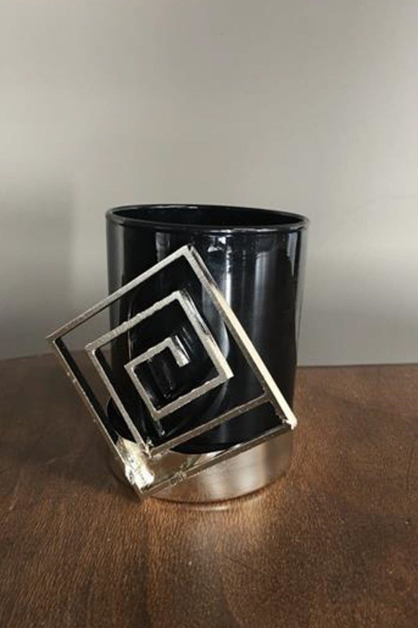Seta Mumluk Tıtan Gümüş 7*7*8.5 Cm