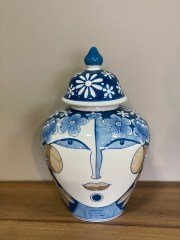Blue Eyes Seramik Küp 23x35cm