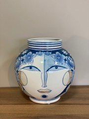 Blue Eyes Seramik Küp 23x35cm