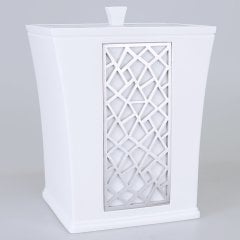 MİRACE BANYO SETİ BEYAZ-GÜMÜŞ