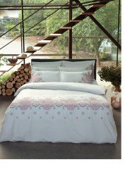Karaca Home Çift Kişilik Nakışlı Nevresim Takımı Beyzi Pembe