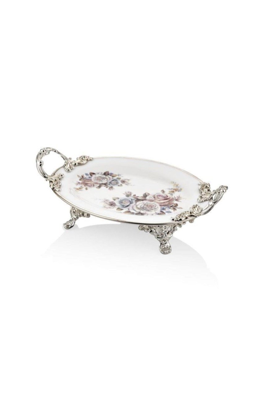 Rosetta Gold Oval Tabak 30,5 Cm