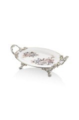 Rosetta Gold Oval Tabak 30,5 Cm