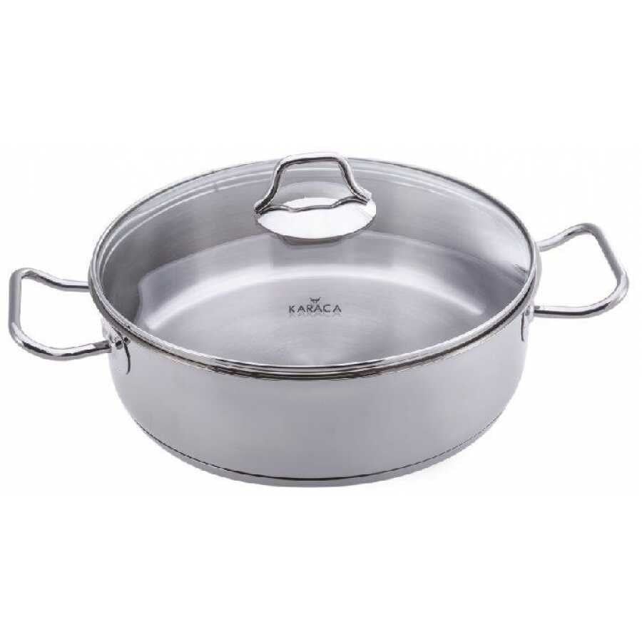FİRUZE 30 CM ÇELİK KARNIYARIK TENCERESİ
