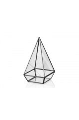 Siyah Piramit Fanus 30 X 17 Cm