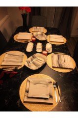 Mermer Görünümlü 4lü Pasta Tabağı 18 Cm