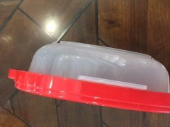 kırmızı renk  hazneli rende 24 cm