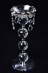 Setabıanca Kristal Tbk Şamdan 4 Top Platin 25 Cm