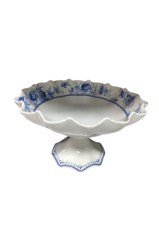 Authentic blue ayaklı kase
