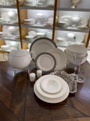 CEMİLE XAIVER  68 PARÇA Royal Bone China Yemek Takımı 12 kİŞİLİK