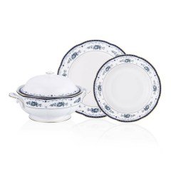 Gallery 12 Kişilik 70 Parça Royal Bone China Yemek Takımı