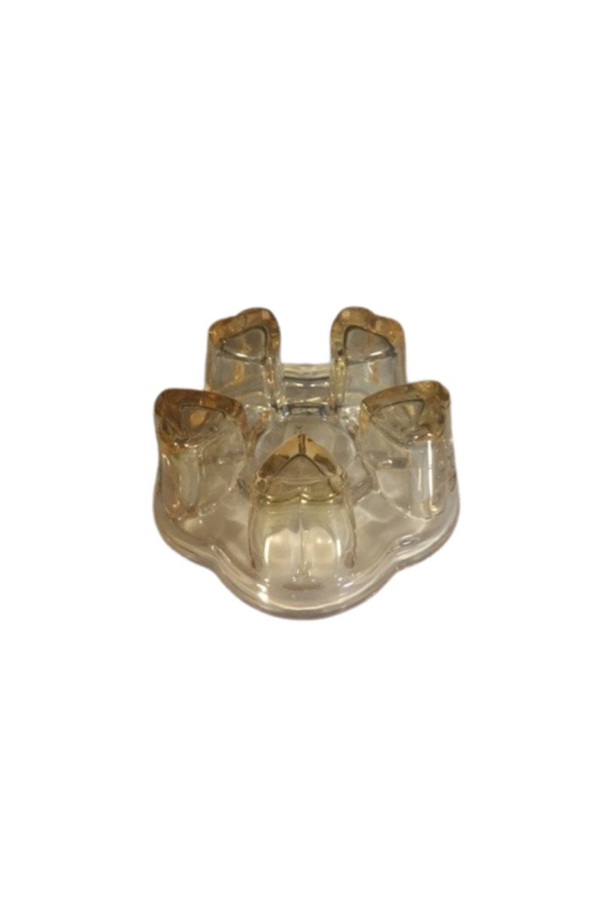 Crystal amber kalpli tealıght mumluk