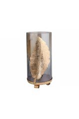 Yuvarlak Ayaklı Şamdan Golden 29 Cm