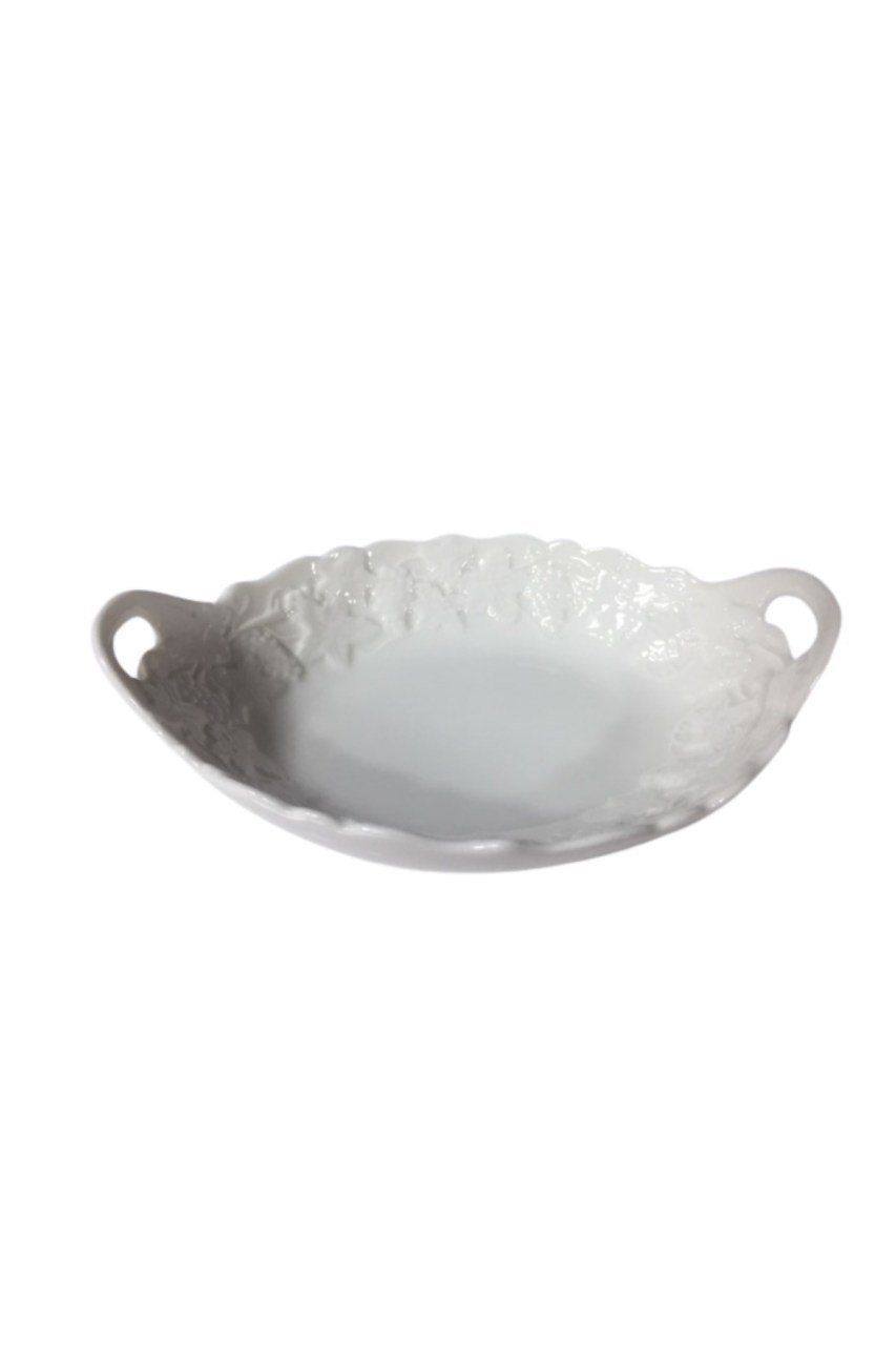 Kabartmalı oval servis 13 x 18 cm