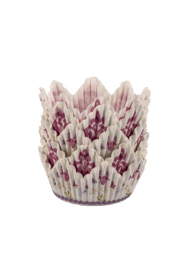 Tac şekilli cupcake pişirme kağıdı seti