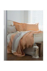 Bold Soft Yavruağzı Tek Kişilik Örgü Battaniye Takımı