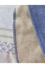 Çift Kişilik Lapis Indigo Nevresim ve Battaniye Seti