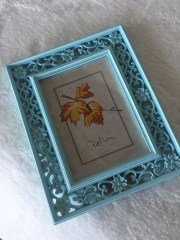 13X18 DESEN ÇERÇEVE TURKUAZ