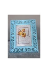 13X18 DESEN ÇERÇEVE TURKUAZ