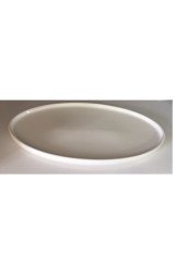 Sade modern 2 li kayık tabak